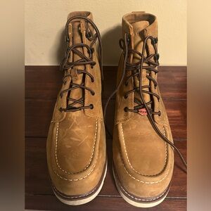 Brunt Marin Unlined Comp Toe Work Boot Slip Size 13